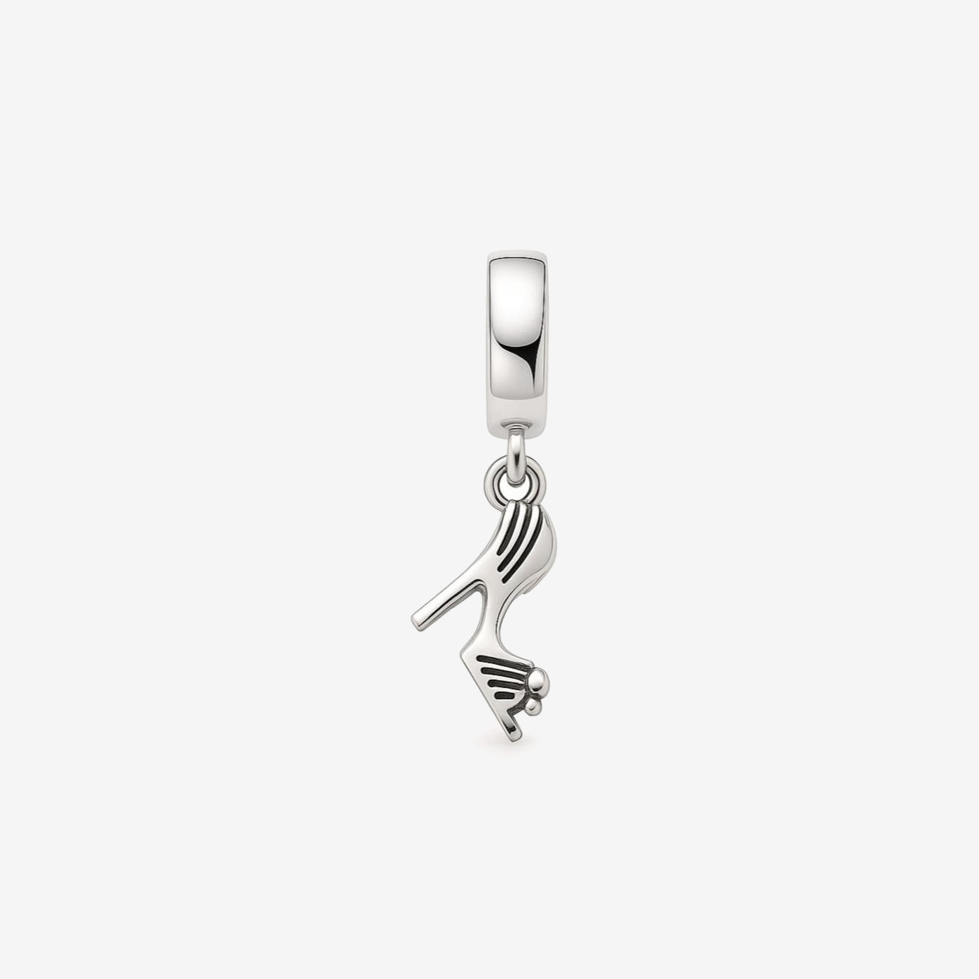 High Heel Shoe Bracelet Charm
