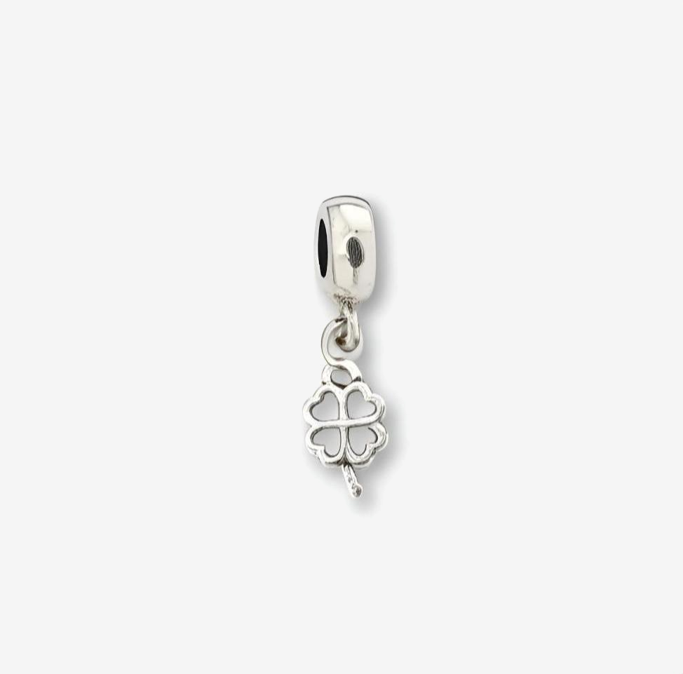 Little Clover Silver Tone Mini Charm