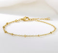 Gold Plated Stainless Steel Satellite Bracelet