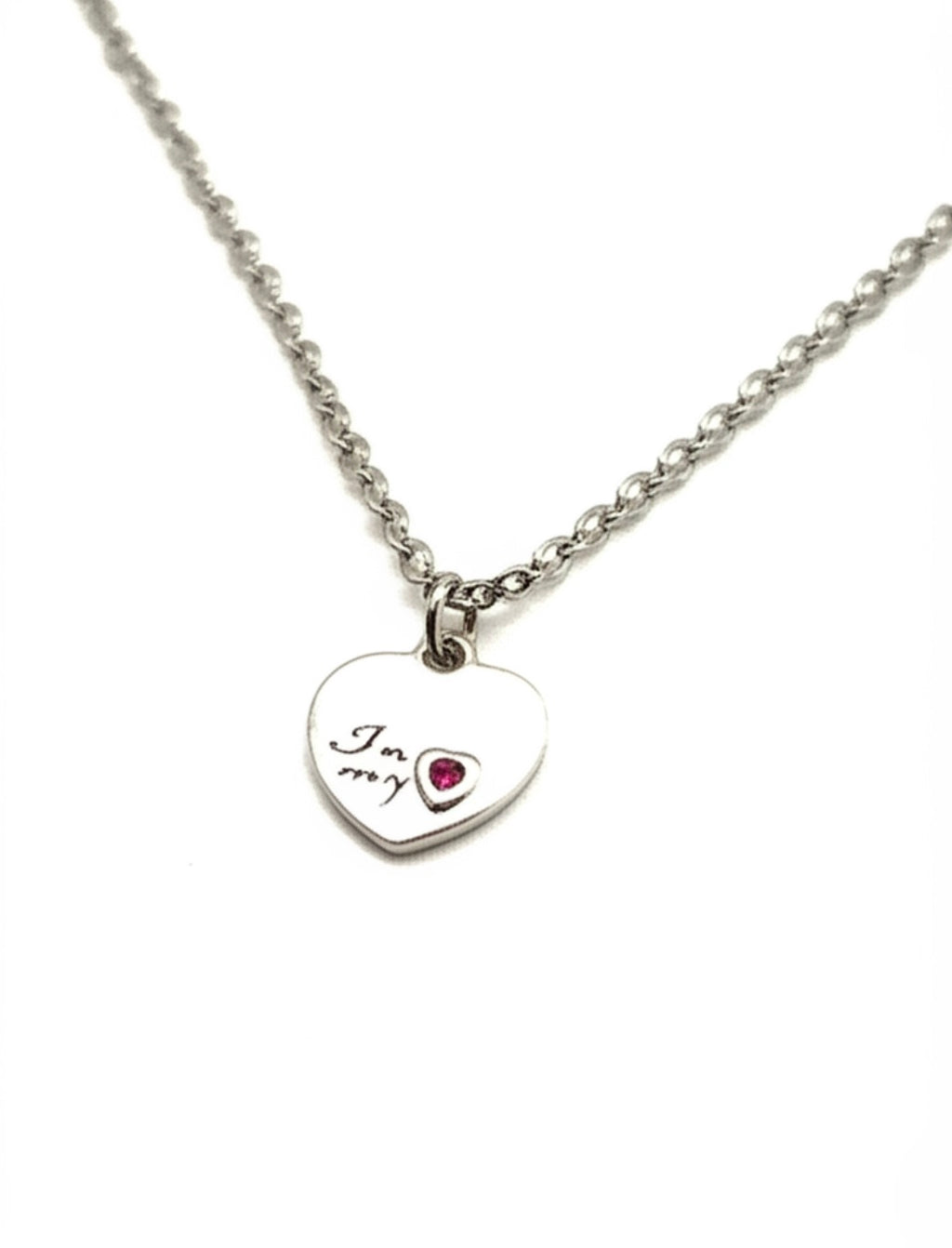 "In my Heart" Sterling Silver Necklace
