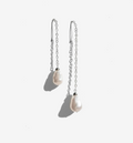 Baroque Pearl Sterling Silver Threader Earrings