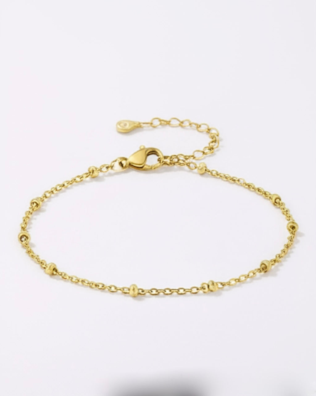 Satellite Gold Plated Stainless Steel Bracelet