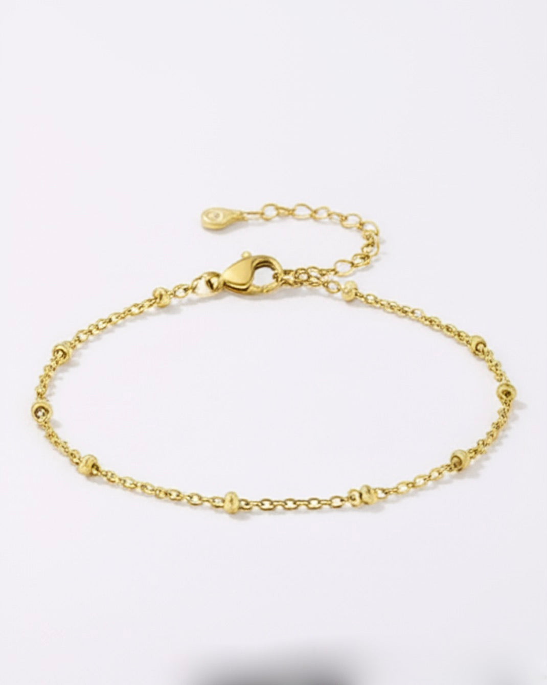 Satellite Gold Plated Stainless Steel Bracelet