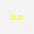 Lemon Slices Stud Earrings