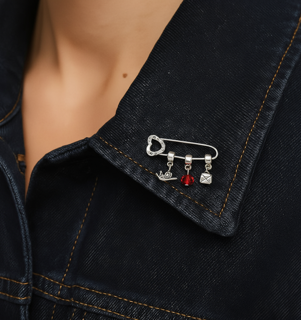 Sparkling Red Crystal Mini Charm