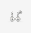 Seashell Sterling Silver Drop Earrings