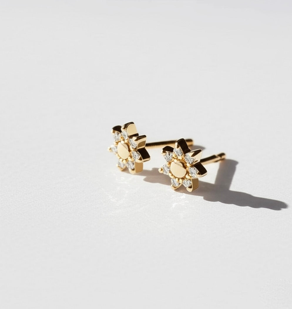 Marguerite Cubiz Zirconia Single Stud Earring