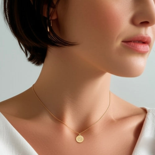 All Seeing Eye Gold Plated Necklace