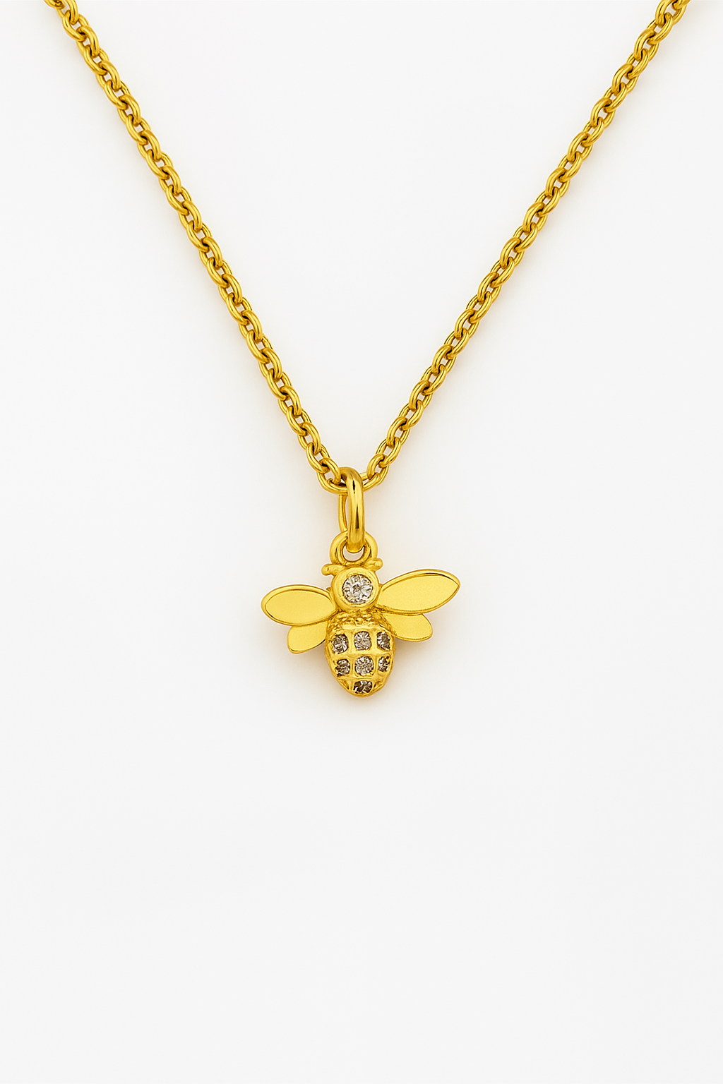 Honey Bee Gold Plated Necklace
