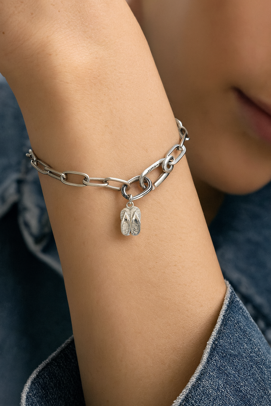 Mini Fliplops Sterling Silver Charm