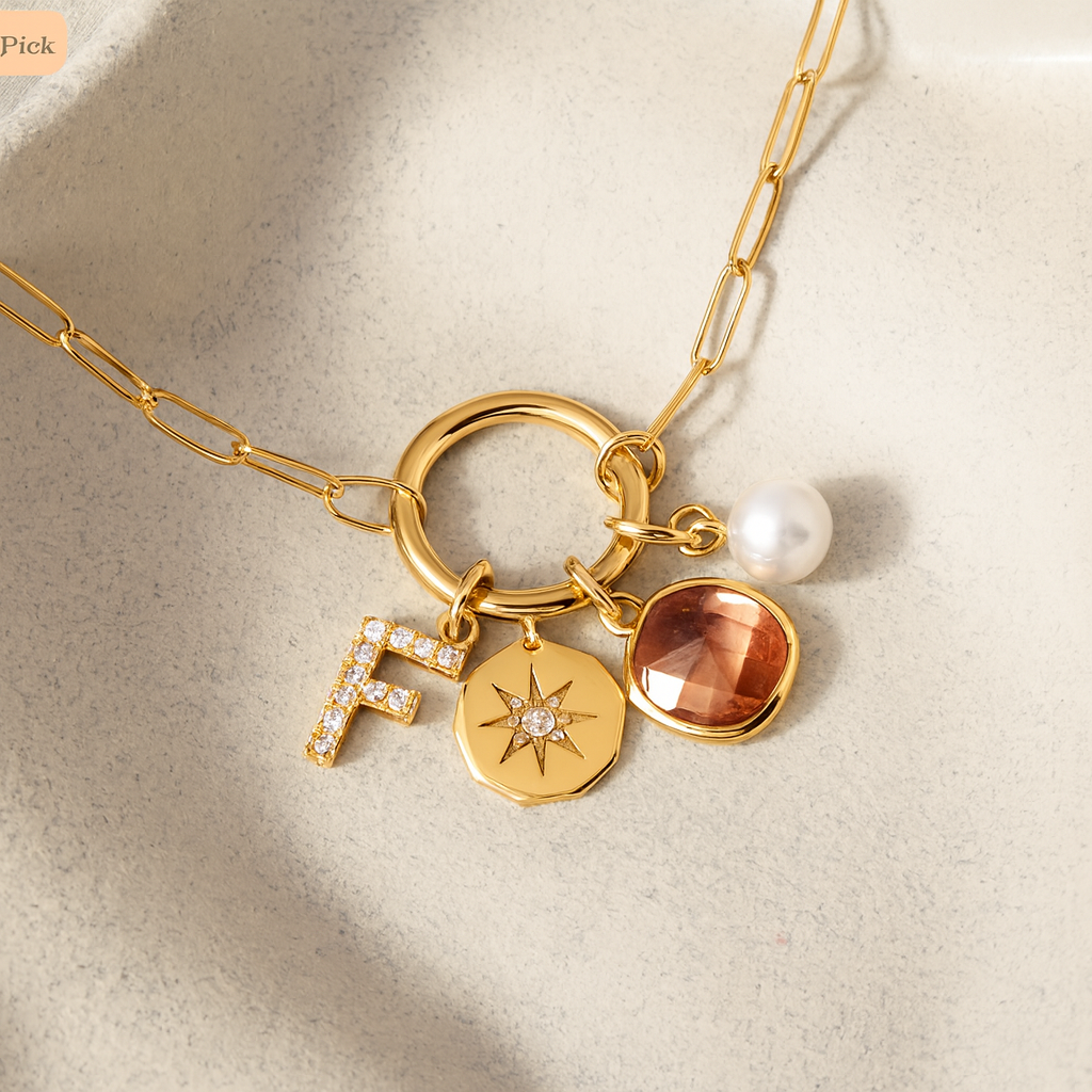 Name Charm Necklace