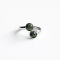 Natural Unakite Gemstones Ring