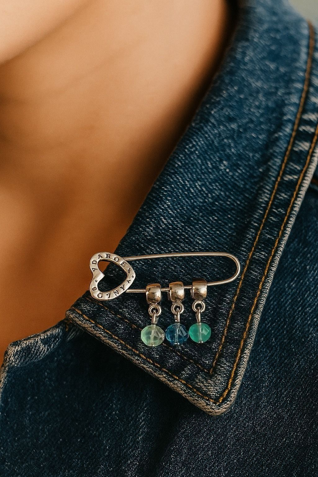 Sparkling Light Green Crystal Mini Charm