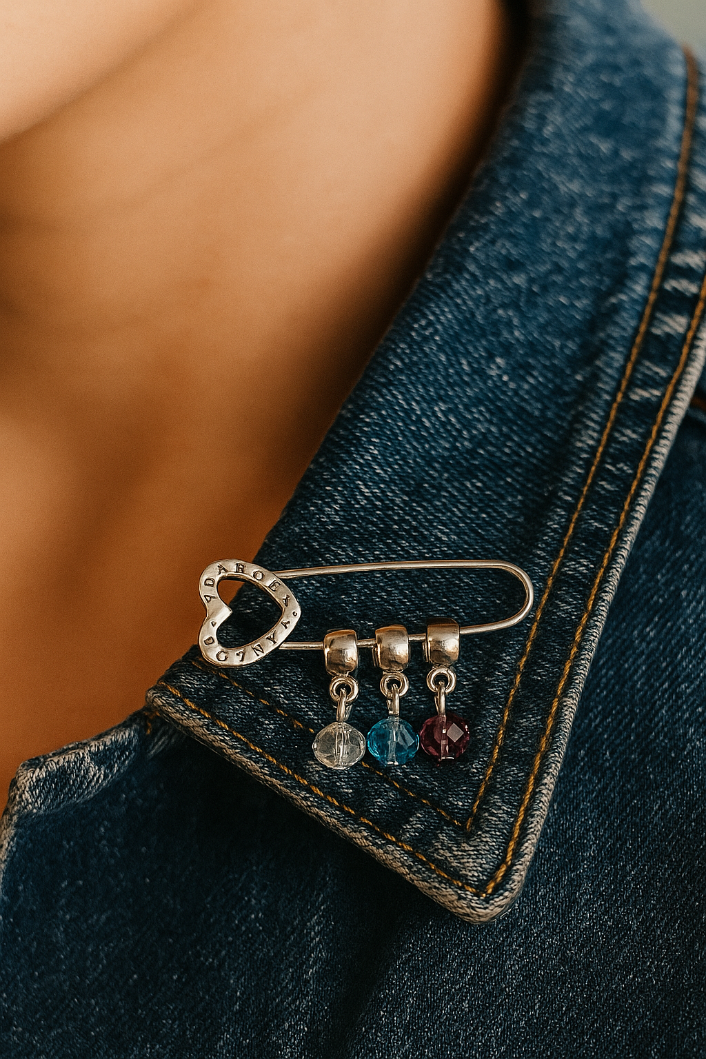 Sparkling White Crystal Mini Charm