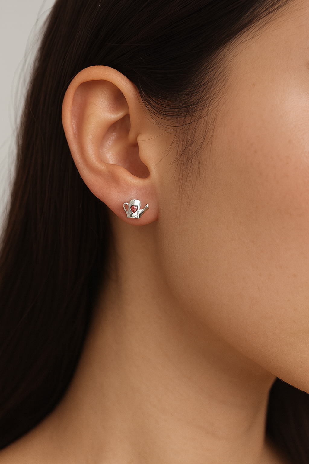 Mini Watering Pot Stud Earrings