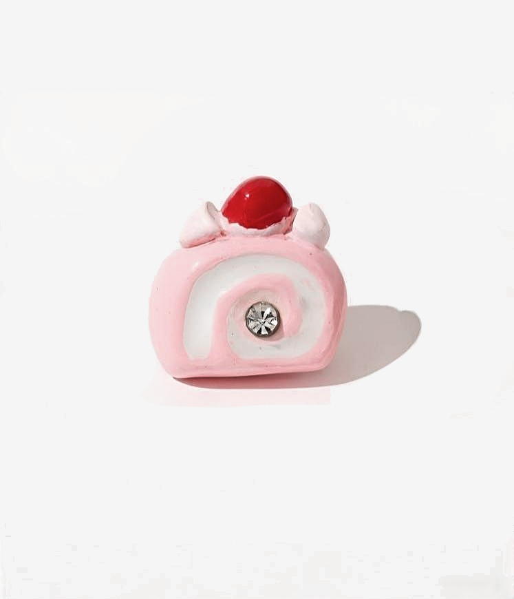 Pink Swiss Role Lapel Pin