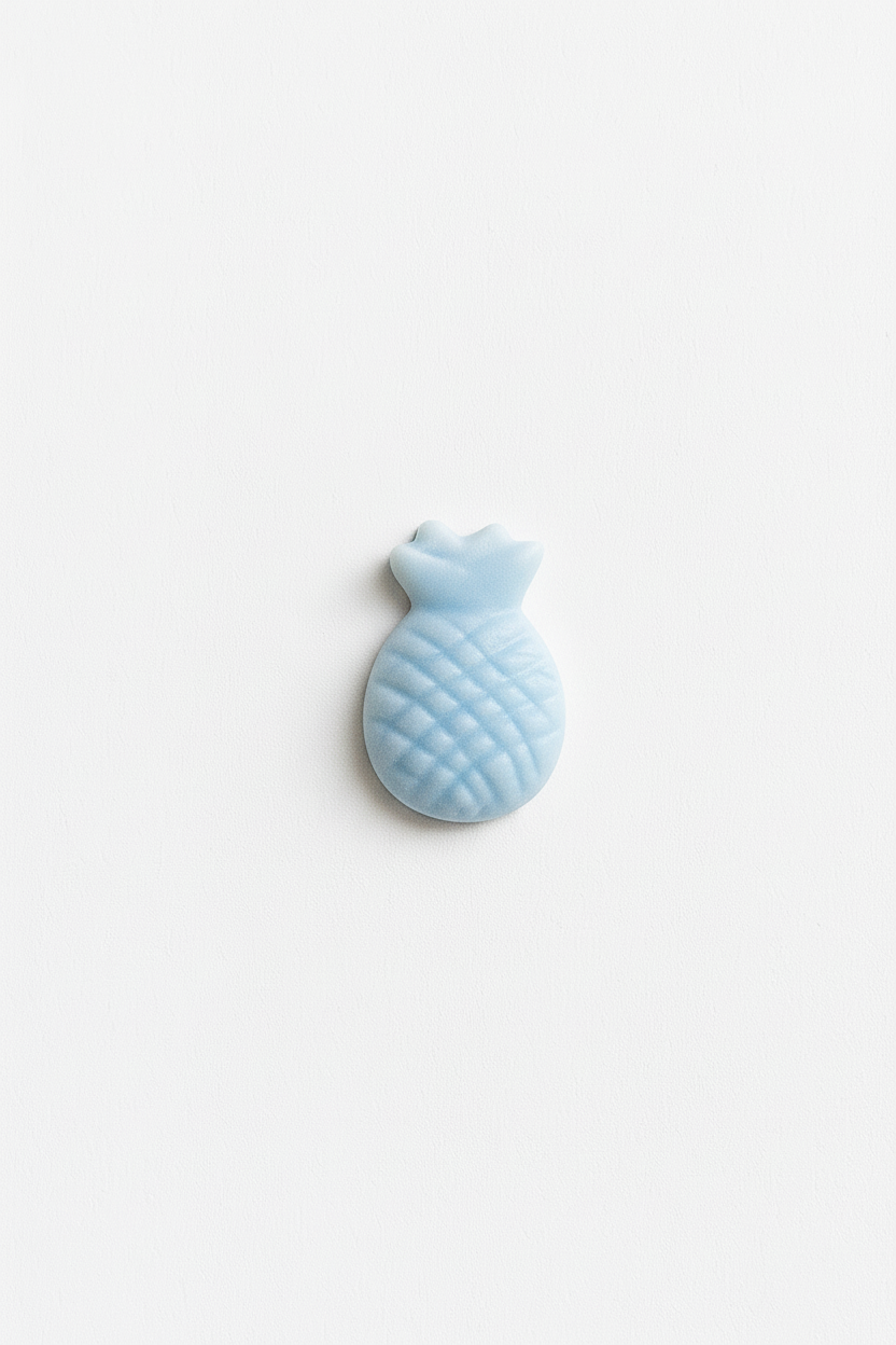 Light Blue Pineapple Lapel Pin