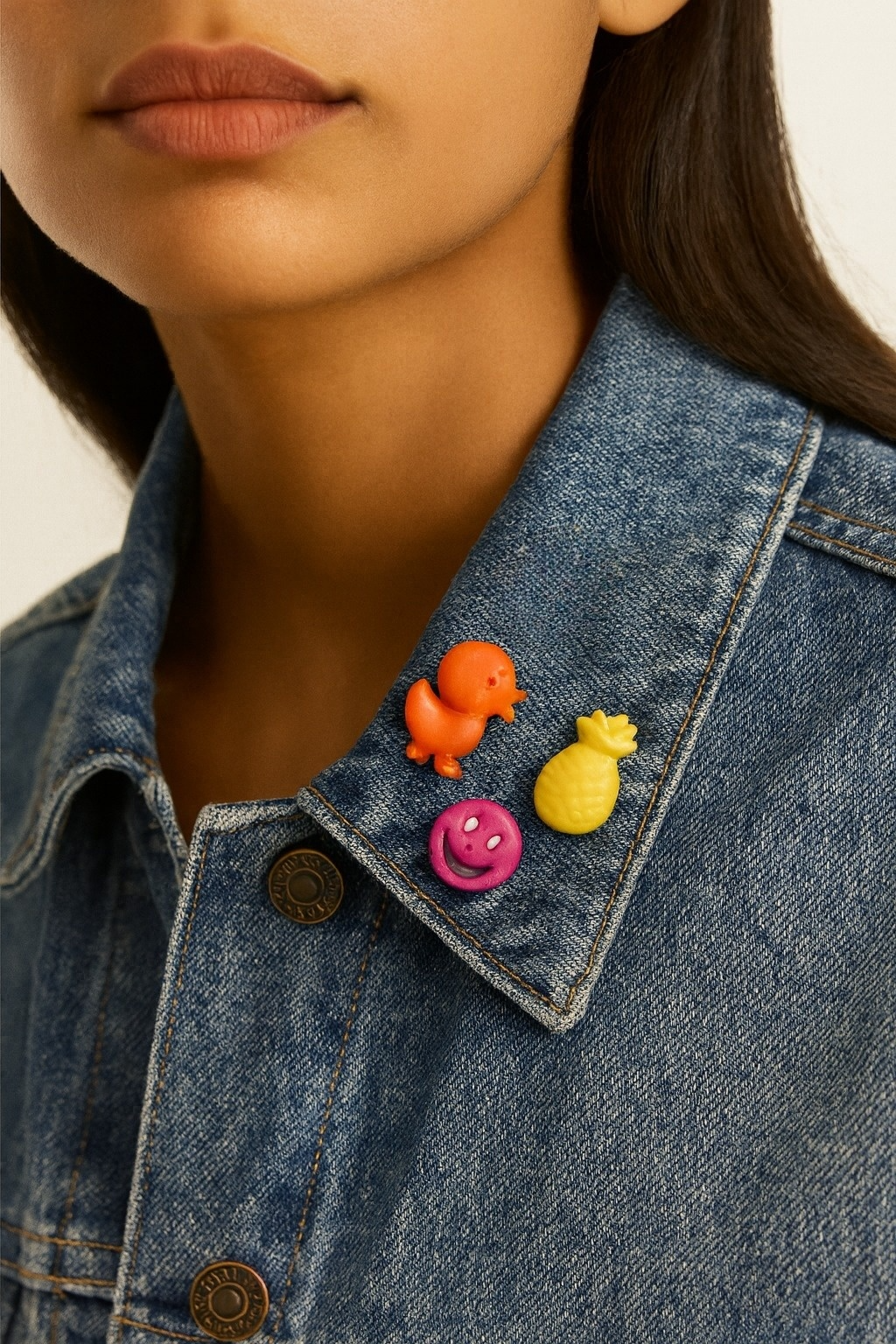 Yellow Pineapple Lapel Pin