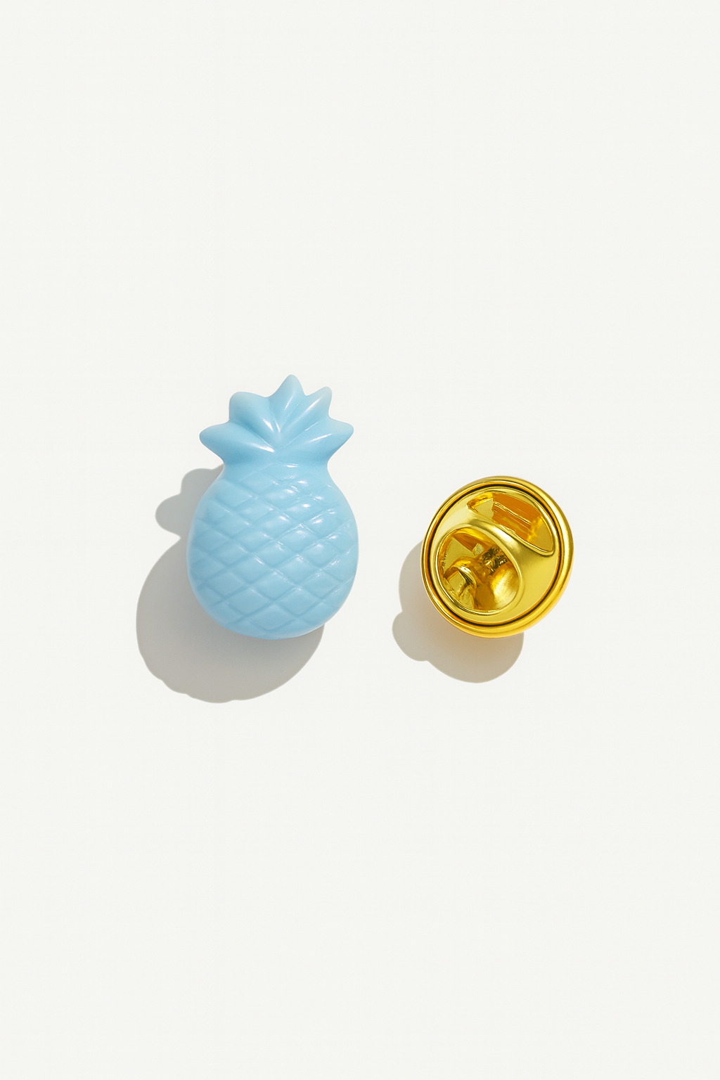 Light Blue Pineapple Lapel Pin