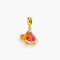 Mother and Baby Turtles Bracelet Charm