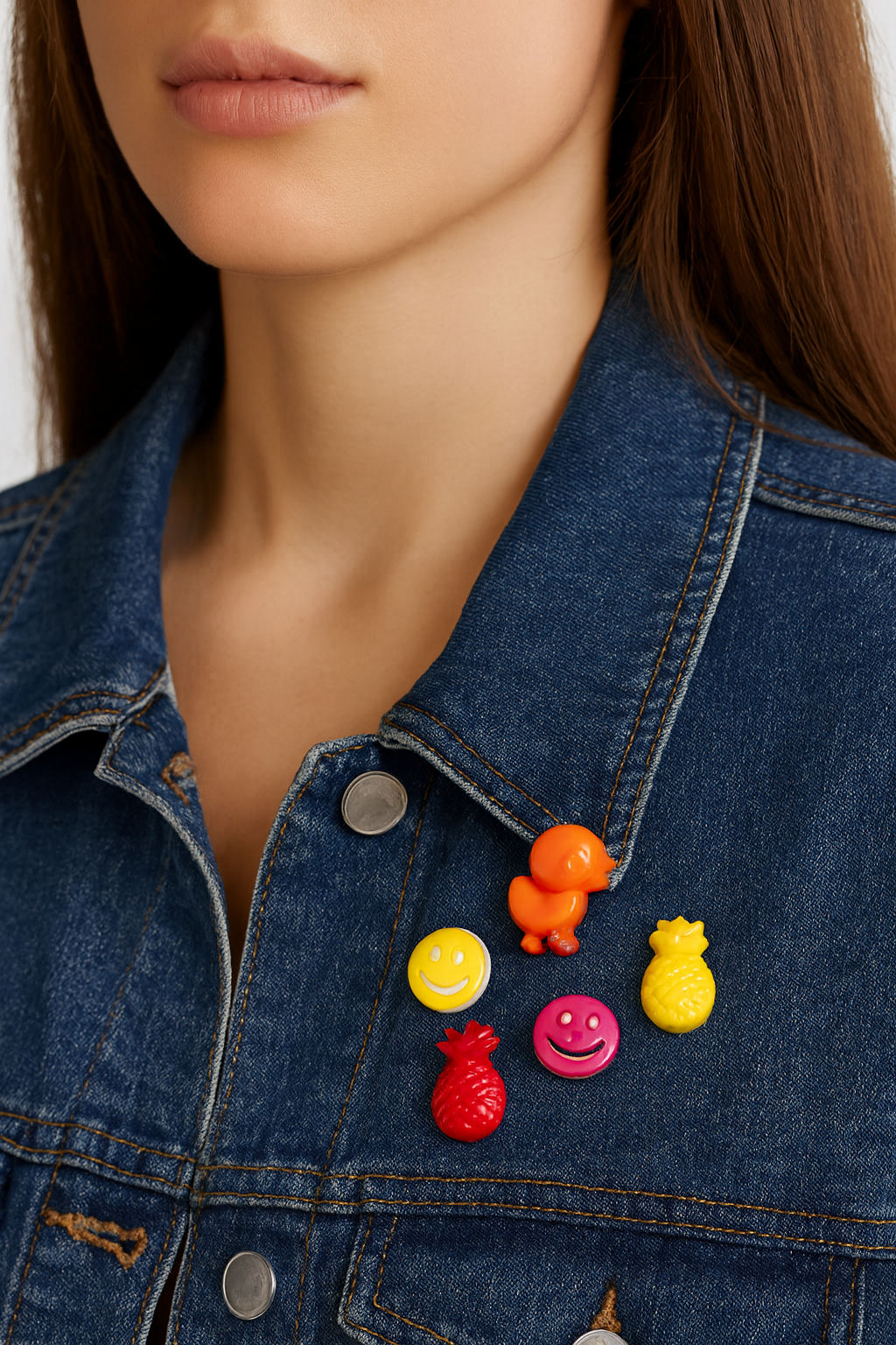 Little Orange Duck Lapel Pin