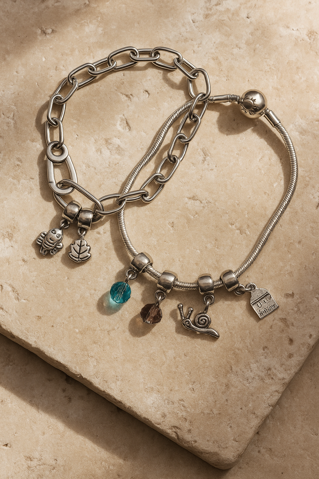 Sparkling Light Green Crystal Mini Charm