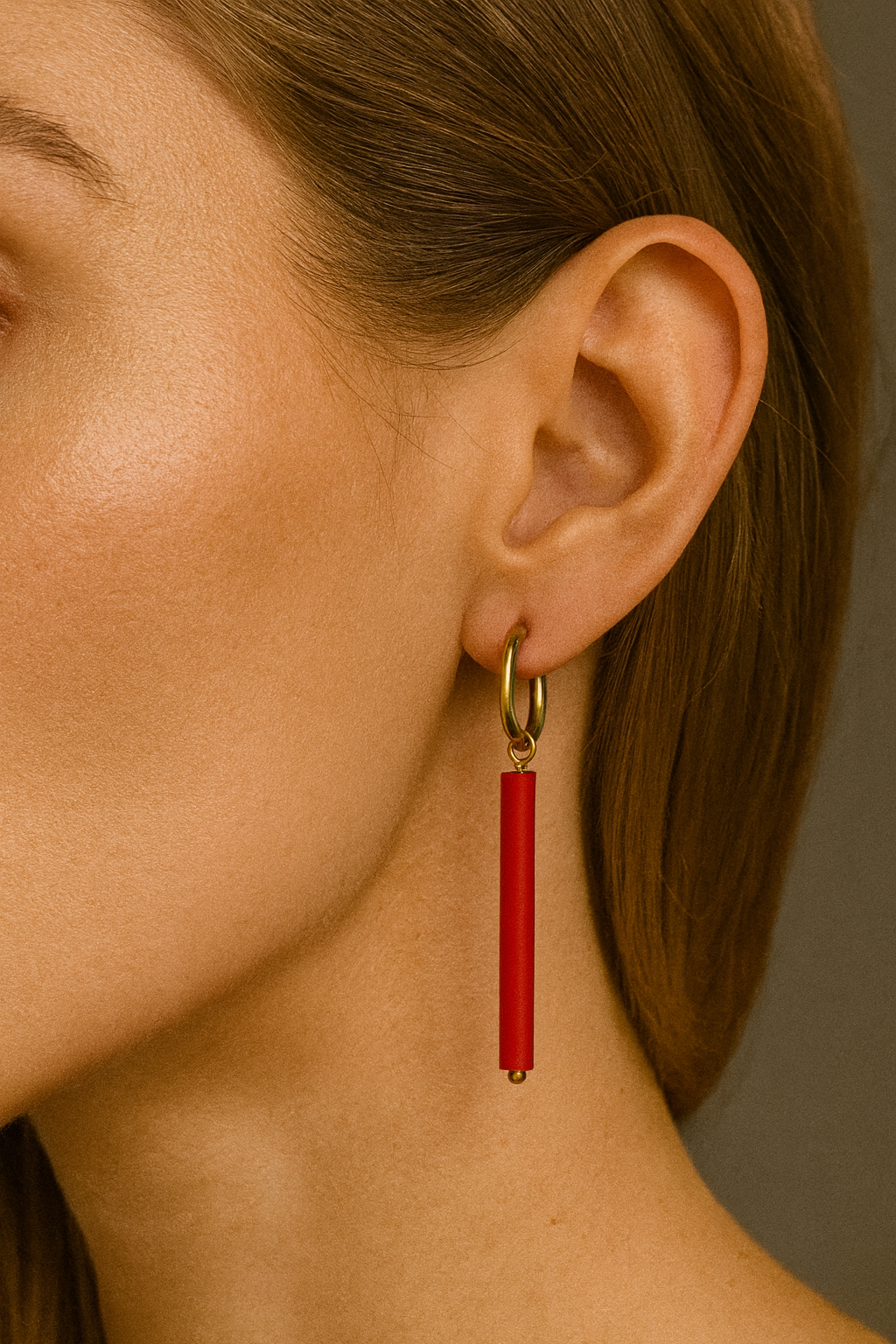 Czech Glass Tube Beads Earring Charms