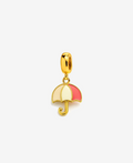 Baby Pink Umbrella Bracelet Charm