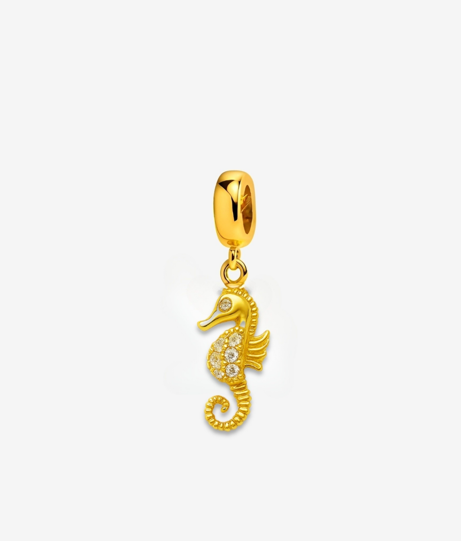 Seahorse Gold Bracelet Charm