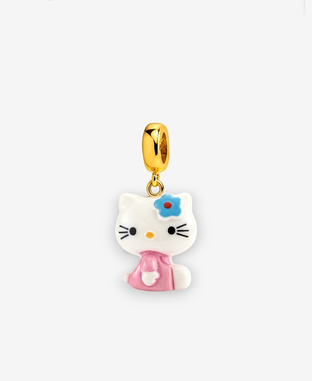 White Kitty Bracelet Charm