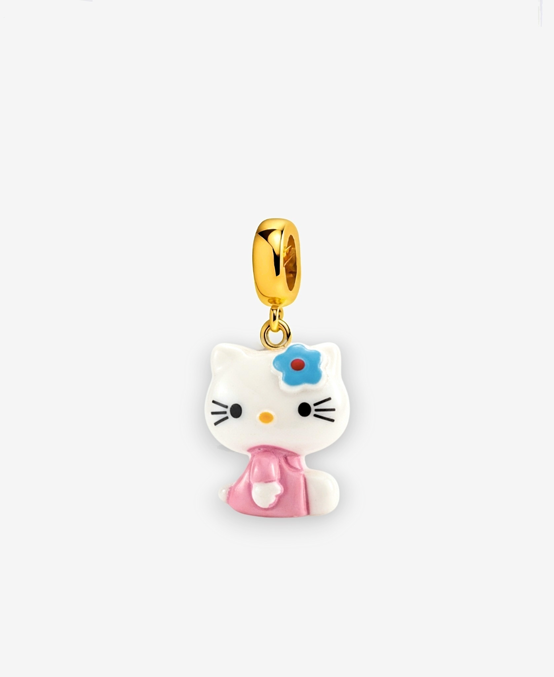 White Kitty Bracelet Charm