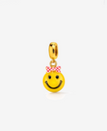 Yellow Smiley Face Bracelet Charm