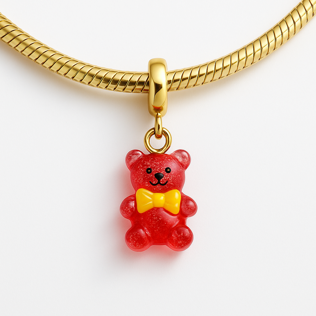 Jellybon Teddy Bear Bracelet Charm