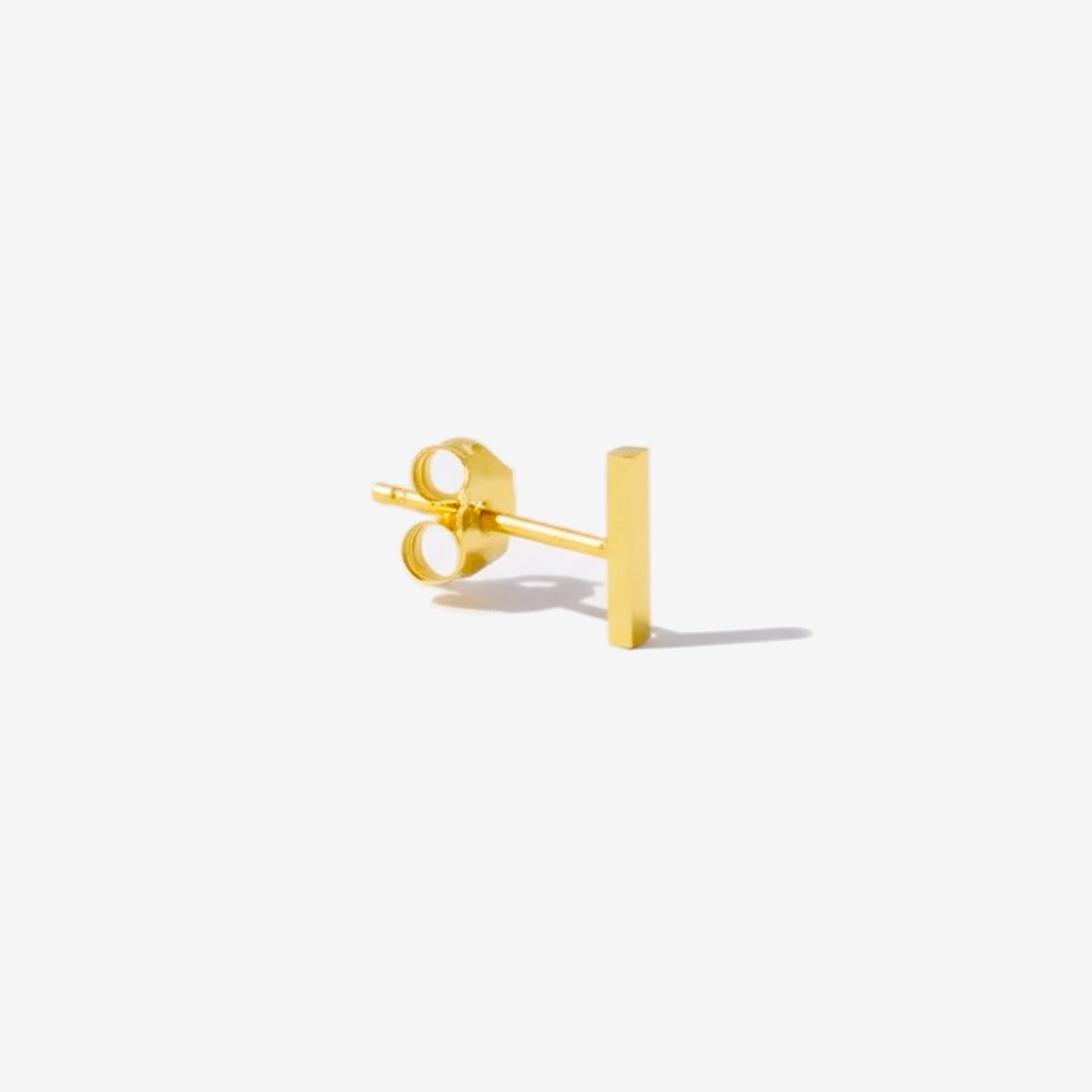 Minimalist Bar Gold Stainless Steel Stud