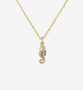 Seahorse Gold Plated Stainless Steel Necklace