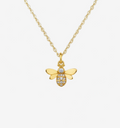 Honey Bee Gold Plated Necklace