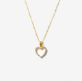 Sparkling Heart the Cubic Zirconia Necklace