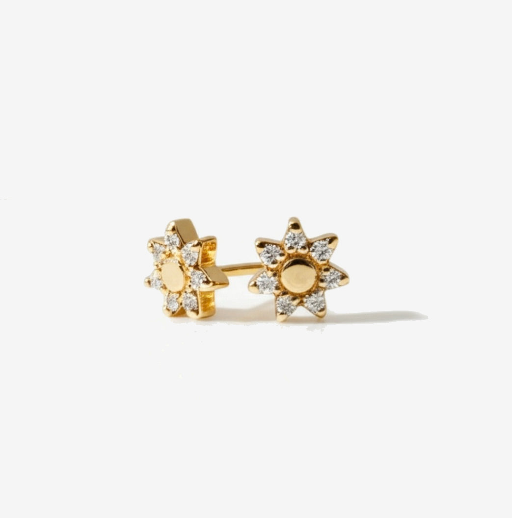 Marguerite Cubiz Zirconia Single Stud Earring