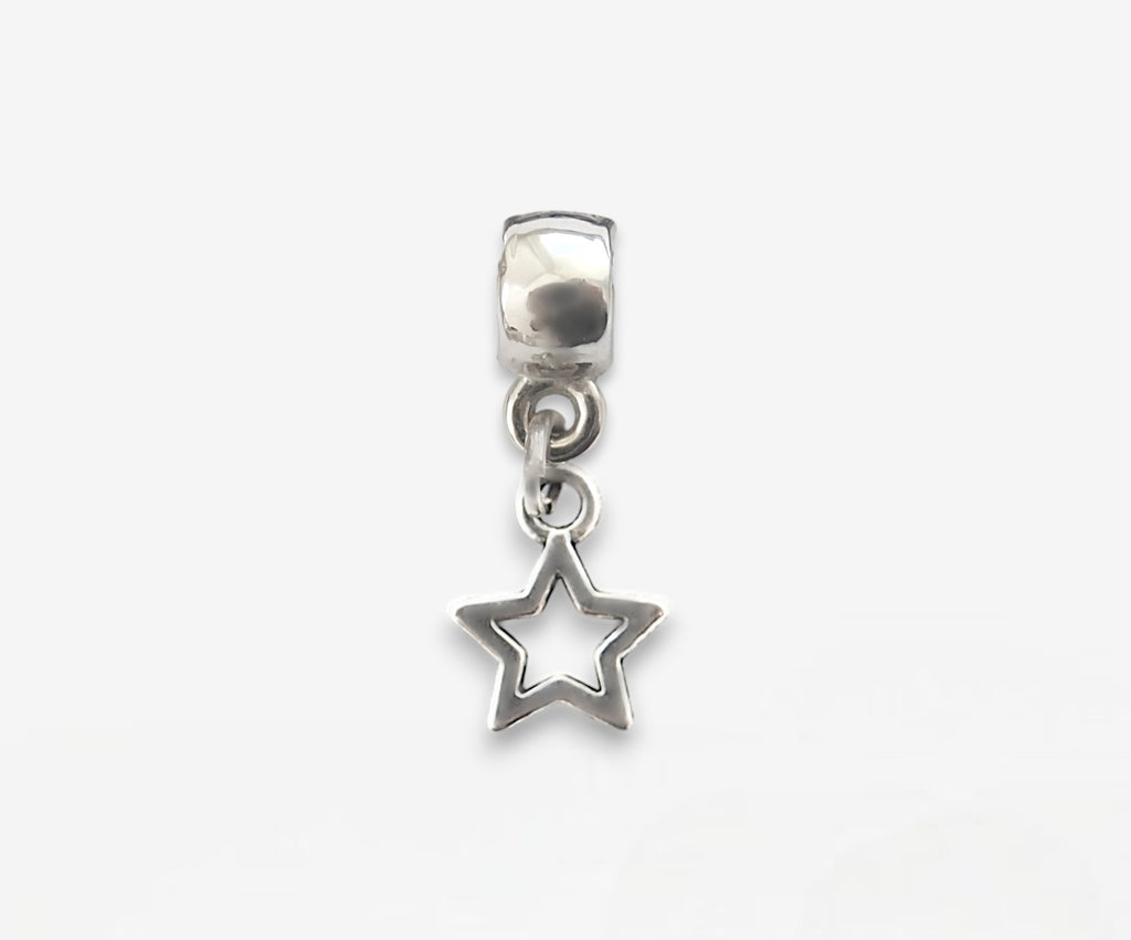 Silver Star Mini Bracelet Charm