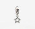 Silver Star Mini Bracelet Charm
