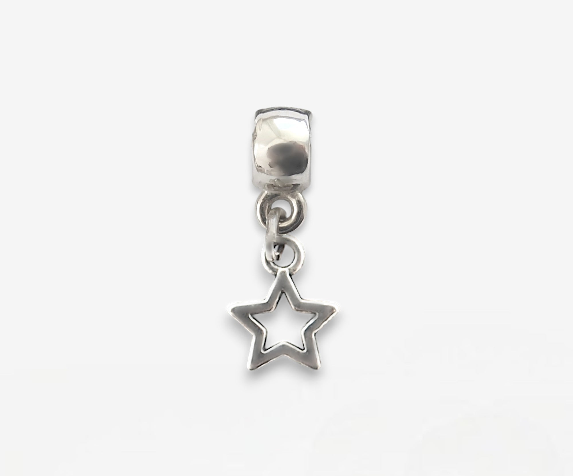 Silver Star Mini Bracelet Charm
