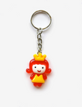 Red Princess Pendant Keychain