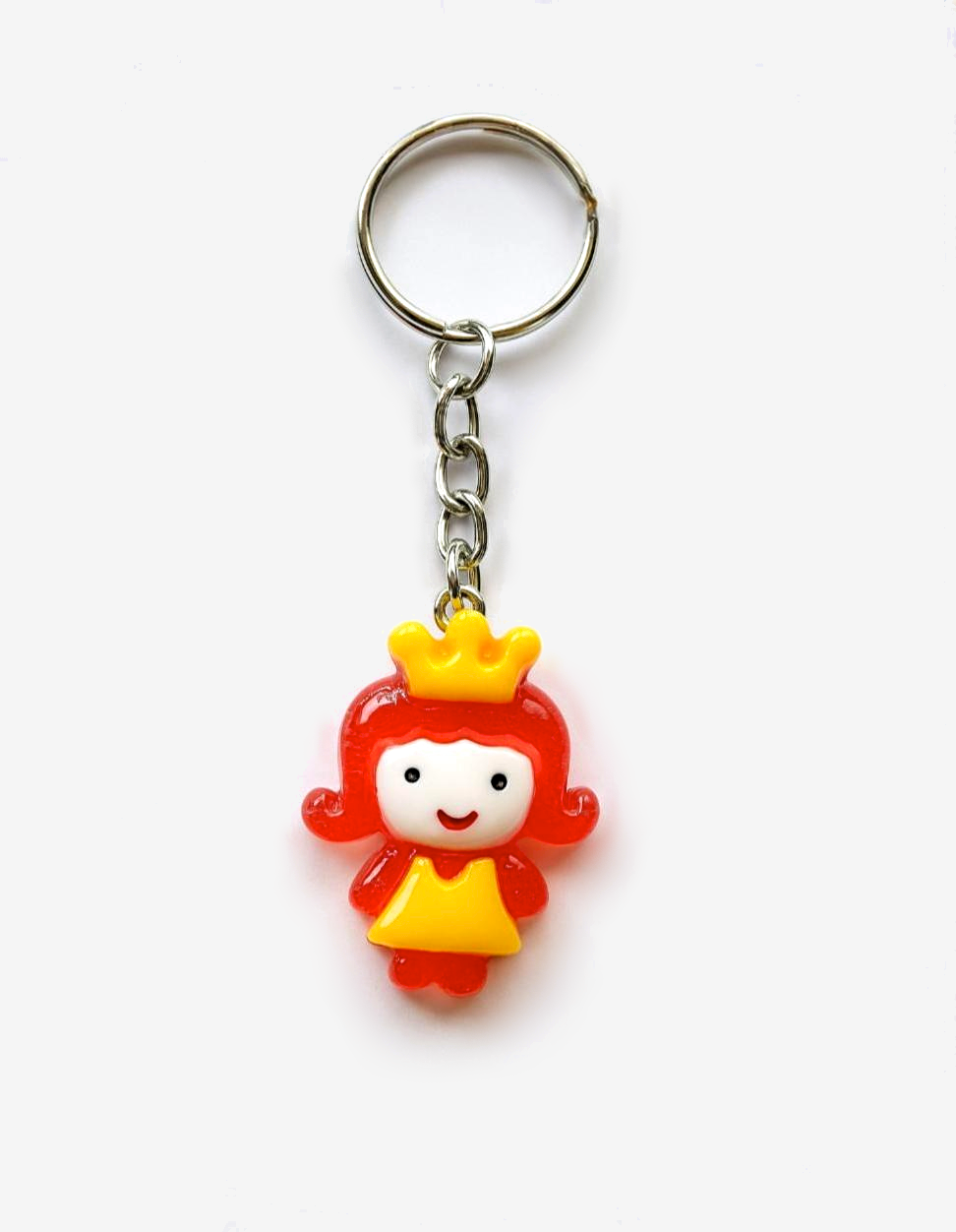 Red Princess Pendant Keychain