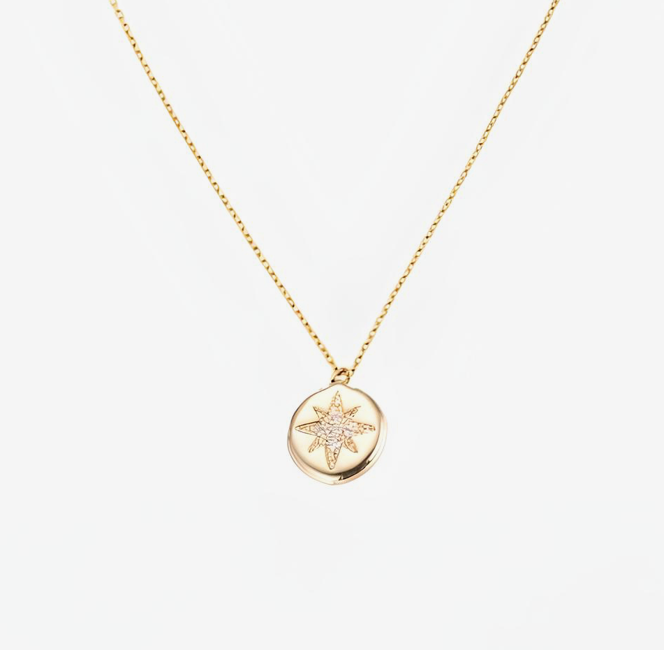 Morning Star Stainless Steel Necklace