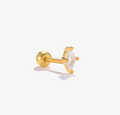 Cubic Zirconia Diamond Simple Stud Earrings- 1pcs