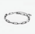 Smooth Paperclip Stainless Steel Bracelet