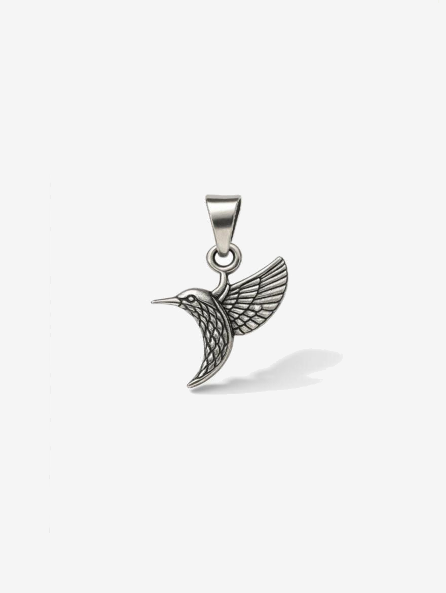 Hummingbird Stainless Steel Pendant