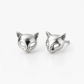Mini Foxes Sterling Silver Studs