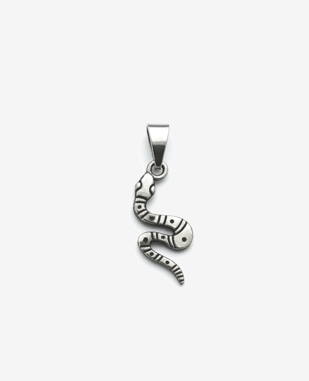 Small Snake Stainless Steel Pendant