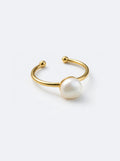 Large Band Baroque Pearl Ring